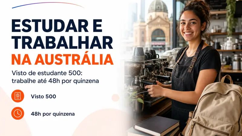 Artigo: Estudar na Austrália e Ainda Trabalhar Para Bancar Tudo: Como o Visto Estudante Torna Isso Possível